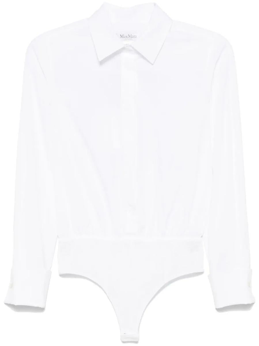 Max Mara Angora123 Poplin Body Shirt Clothing