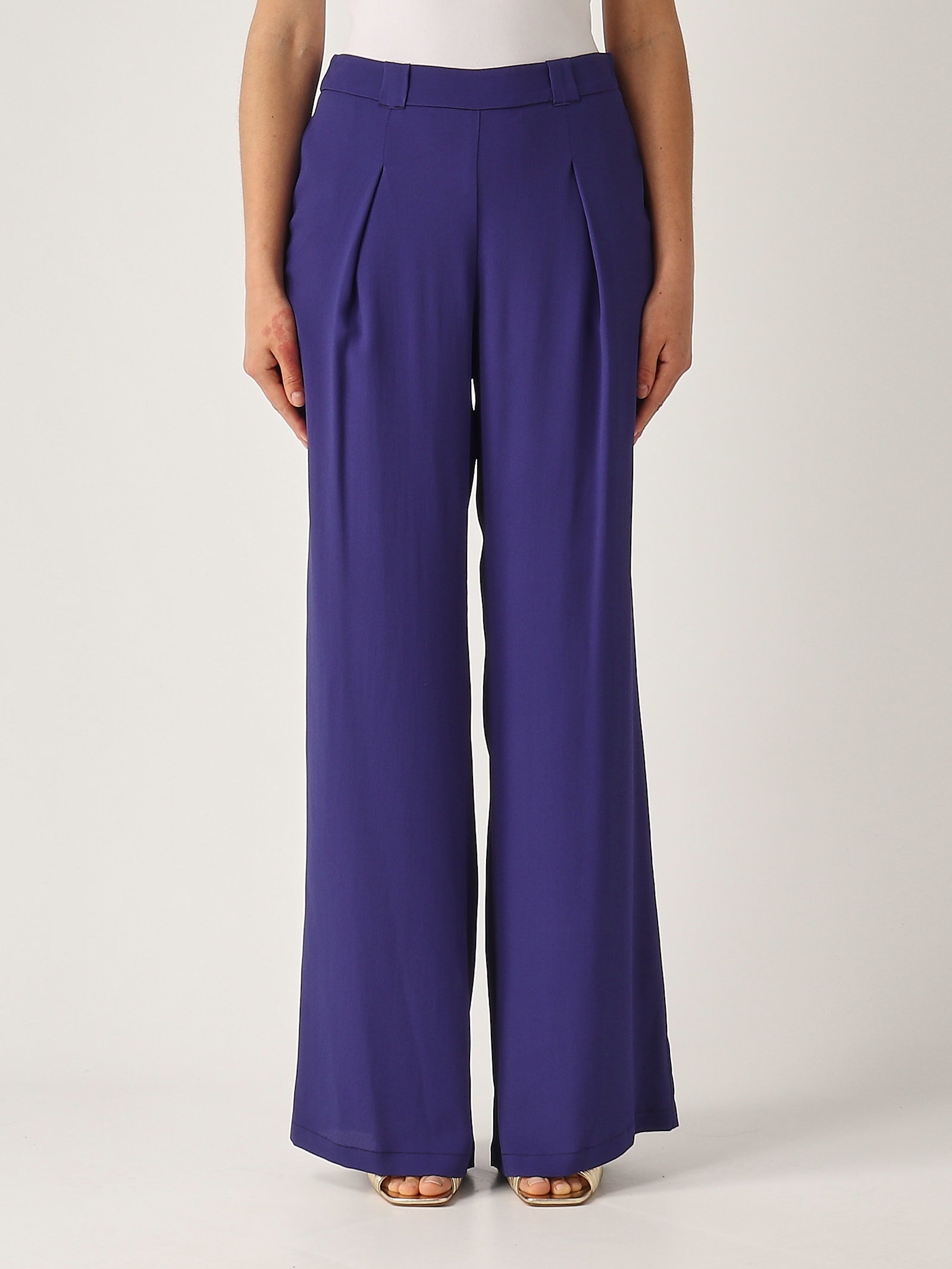 Malìparmi Panalone Fluid Crepe Trousers