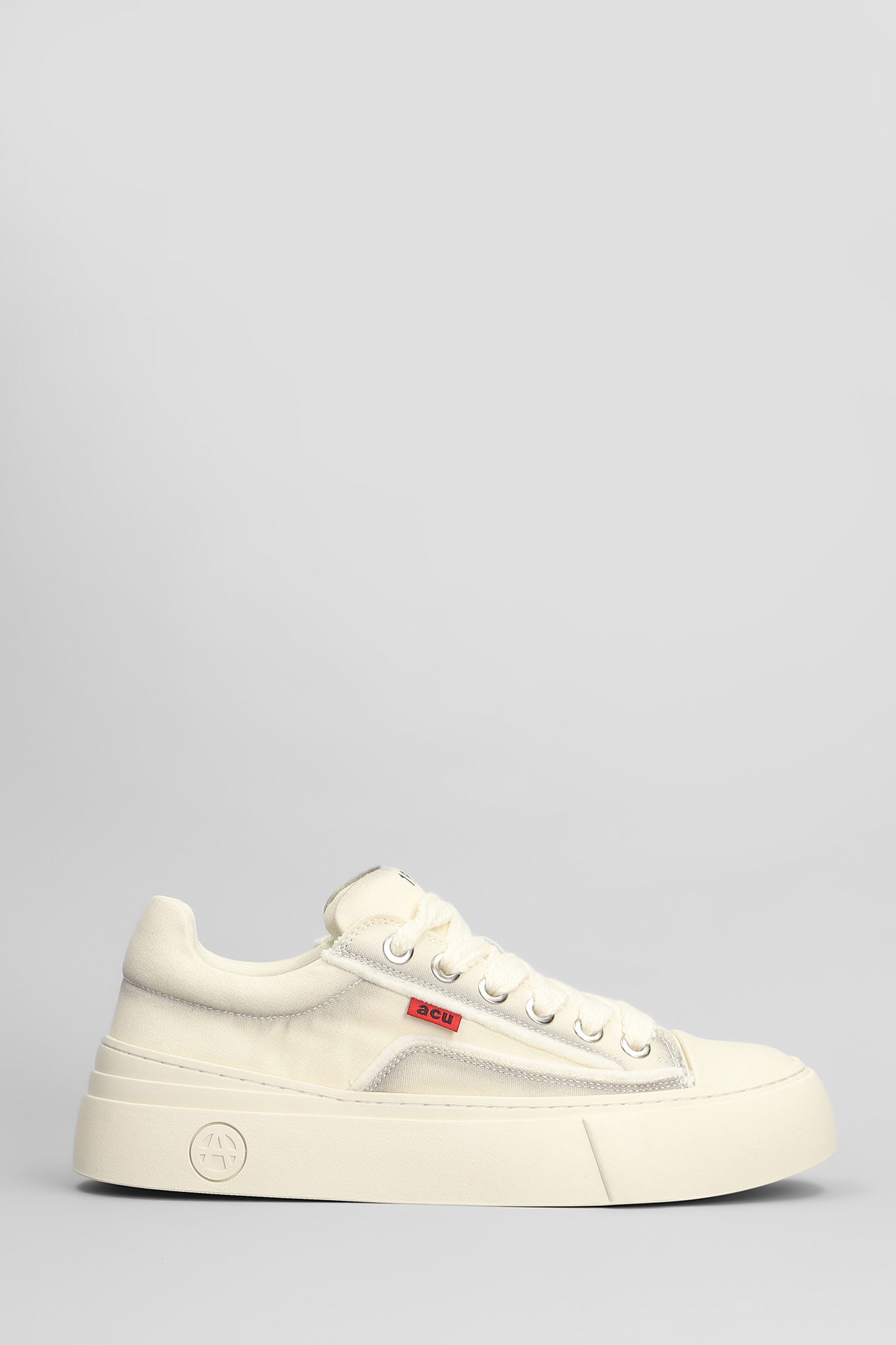 Acupuncture Afc Vulc Sneakers In Beige Canvas