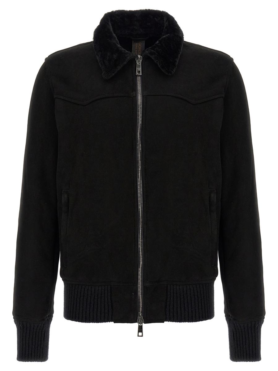 Giorgio Brato Sheepskin Bomber Jacket