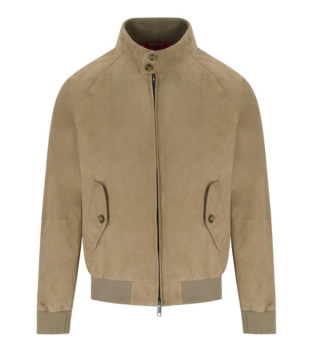 Baracuta G9 麂皮风暴灰飞行夹克