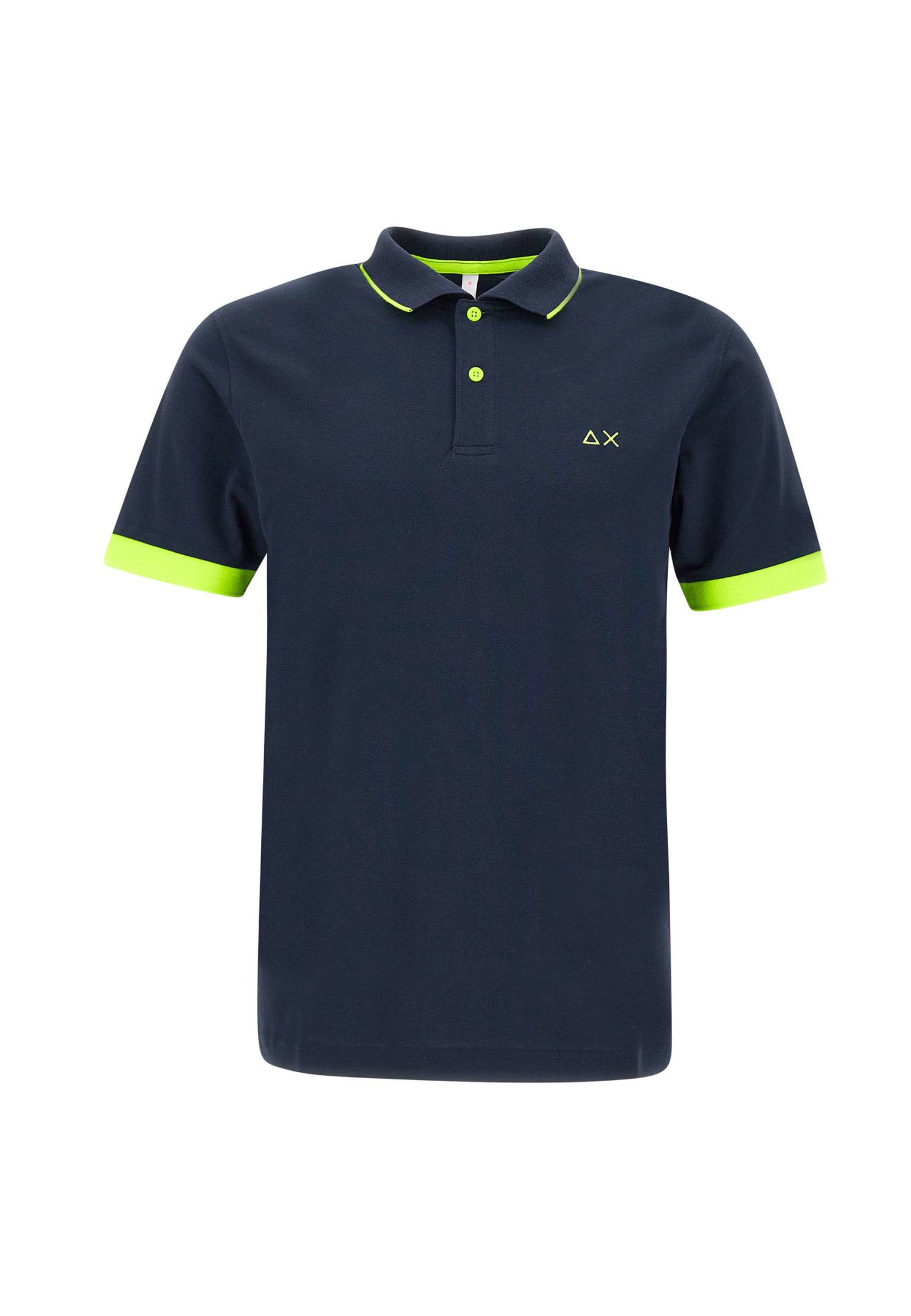 Sun 68 small Stripe Cotton Polo Shirt Polo Shirt