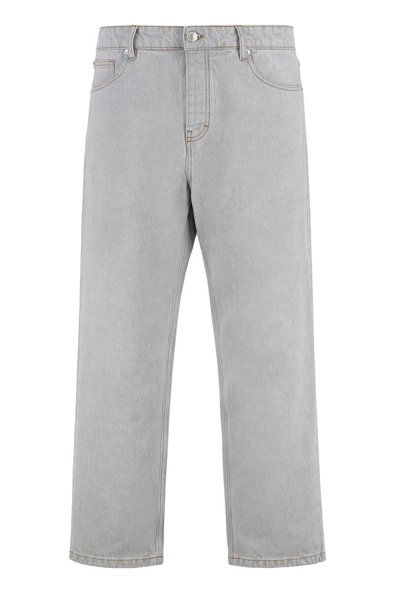 AMI Paris 5-Pocket Straight-Leg Jeans