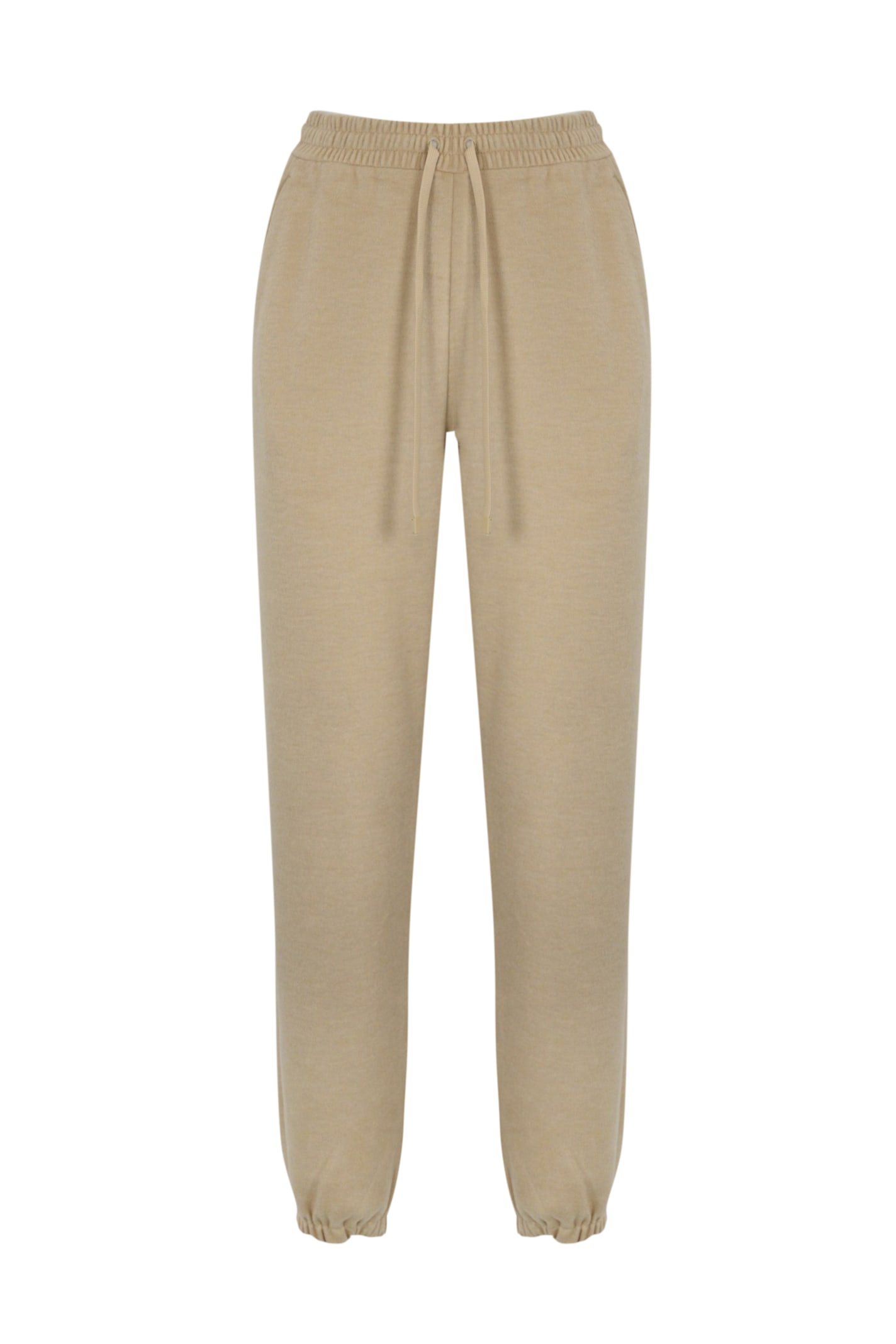 Weekend Max Mara Elis Trousers In Wool And Cotton Drap