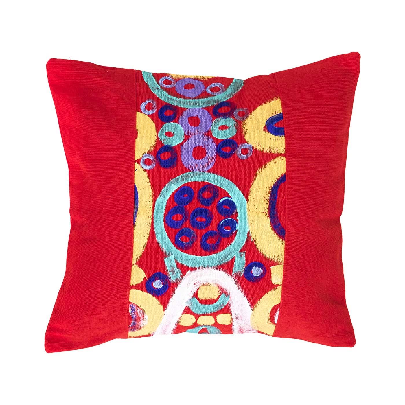 Le Botteghe su Gologone Hand Painted Cushions 100x100 Cm