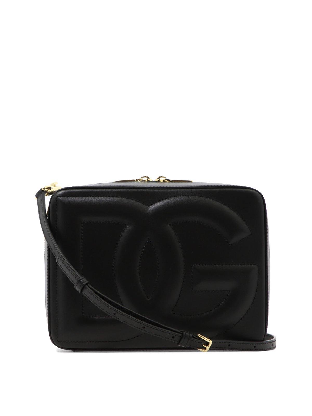 Dolce & Gabbana Logo Embossed Camera Bag