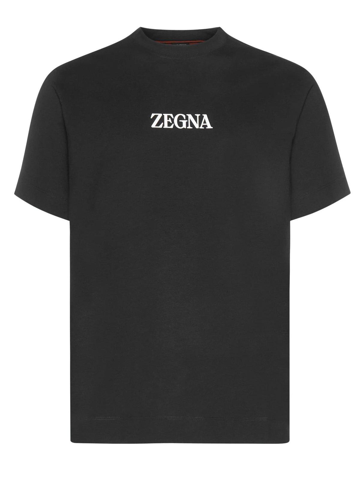 Zegna Logo-printed Crewneck T-shirt