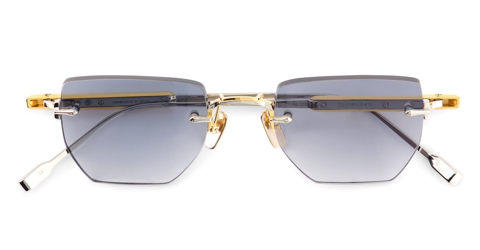 Sato Terebellum Iii - Yellow Gold / Platinum Sunglasses