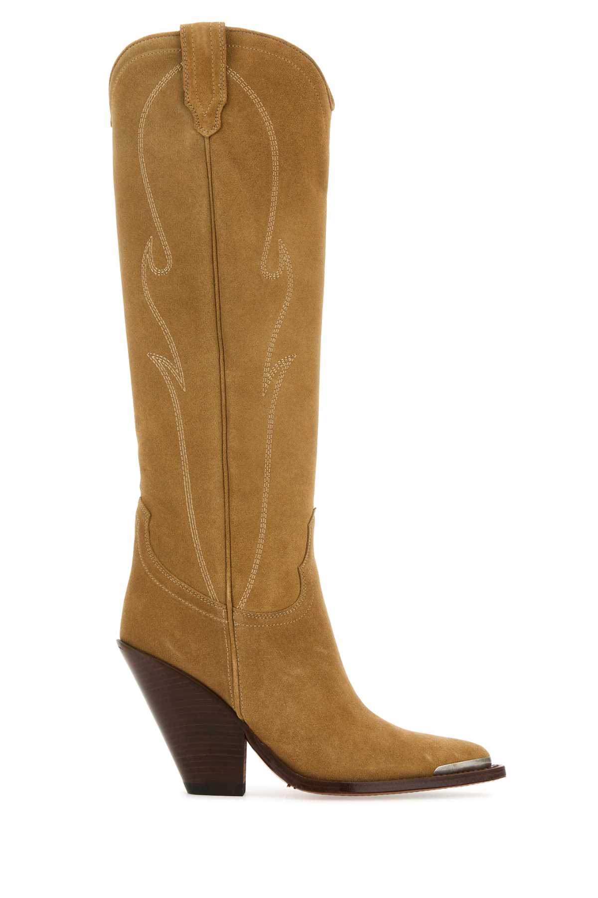 Sonora Beige Suede Rancho Boots