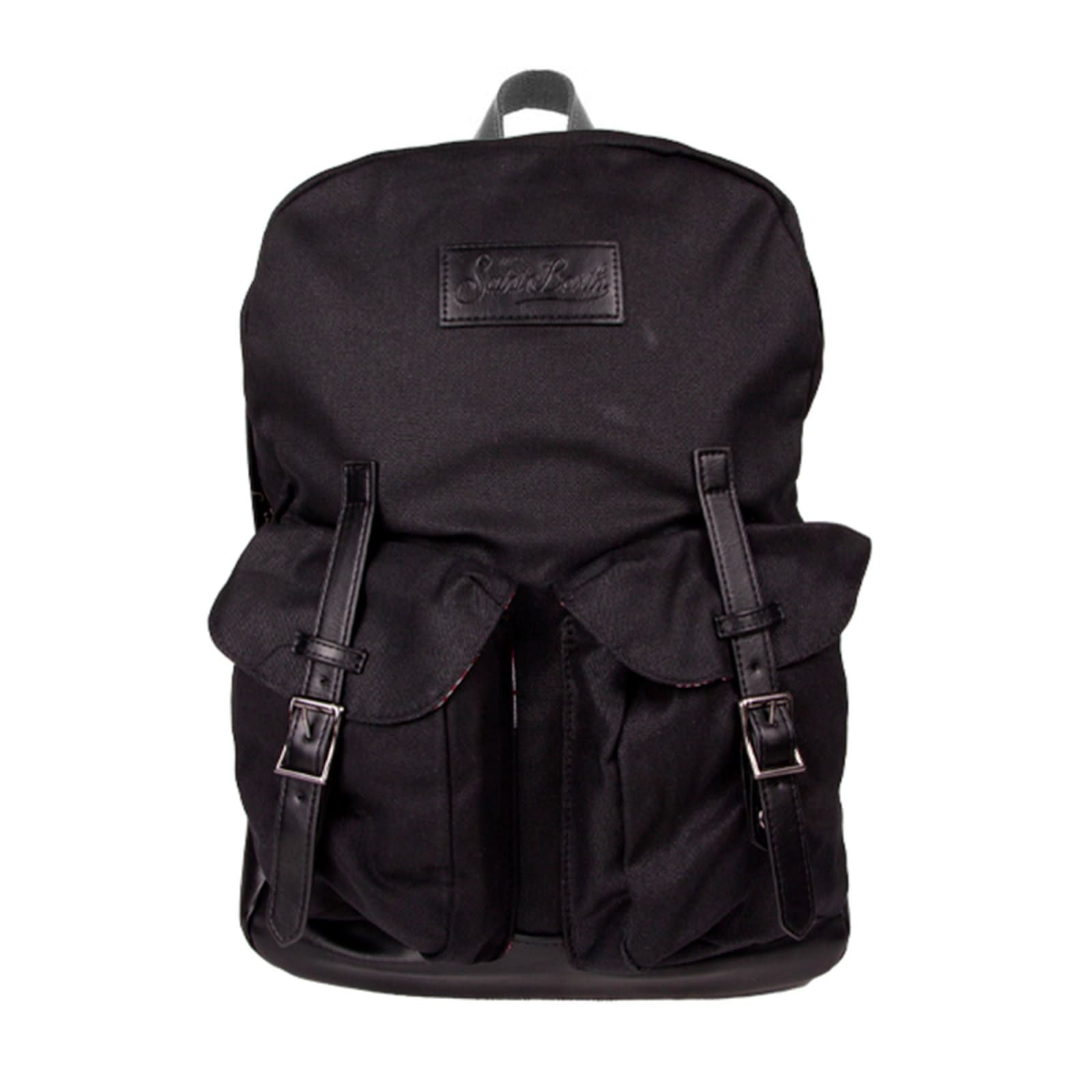 MC2 Saint Barth Black Canvas Backpack