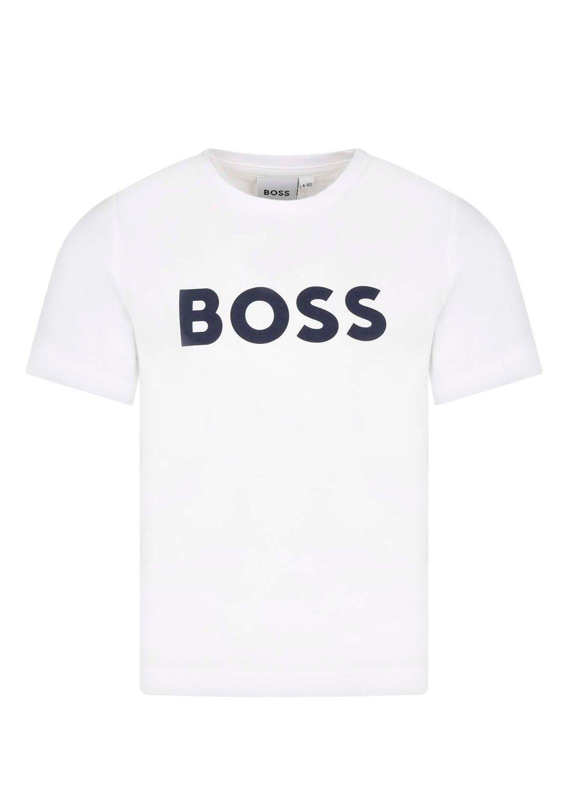 Hugo Boss Logo Printed Crewneck T-shirt