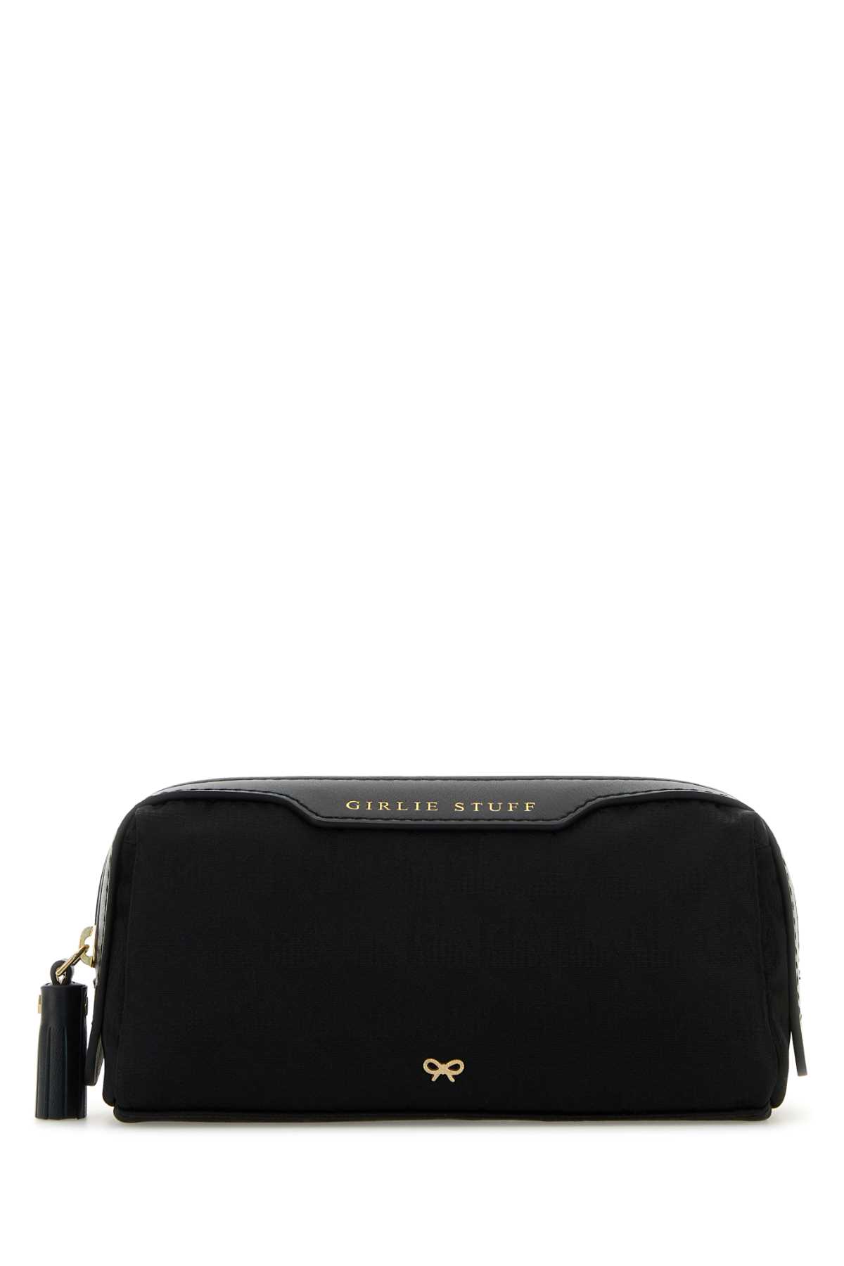 Anya Hindmarch Black Fabric Beauty Case