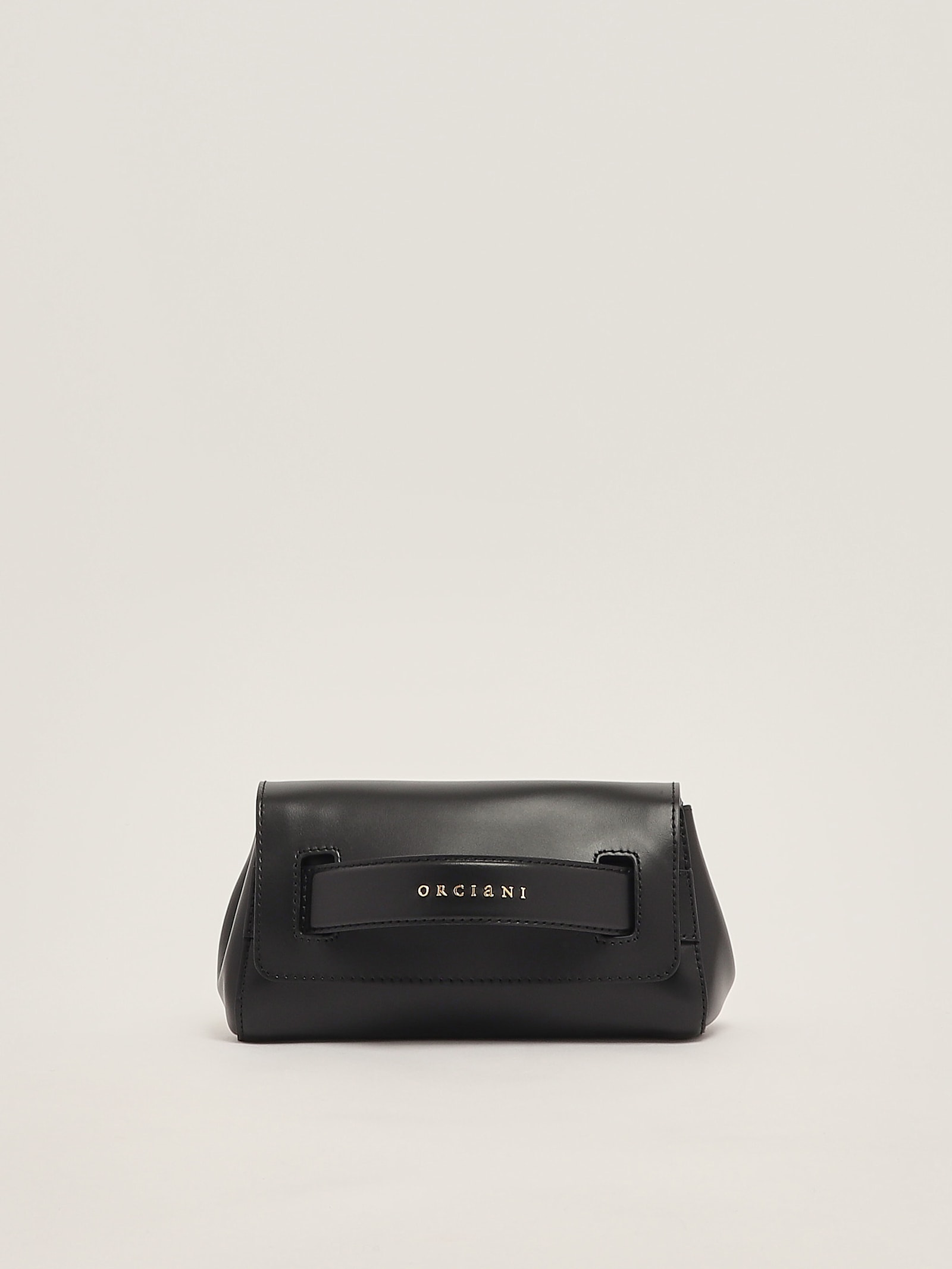 Orciani Gossip Chain Chain Vanity Oro Clutch