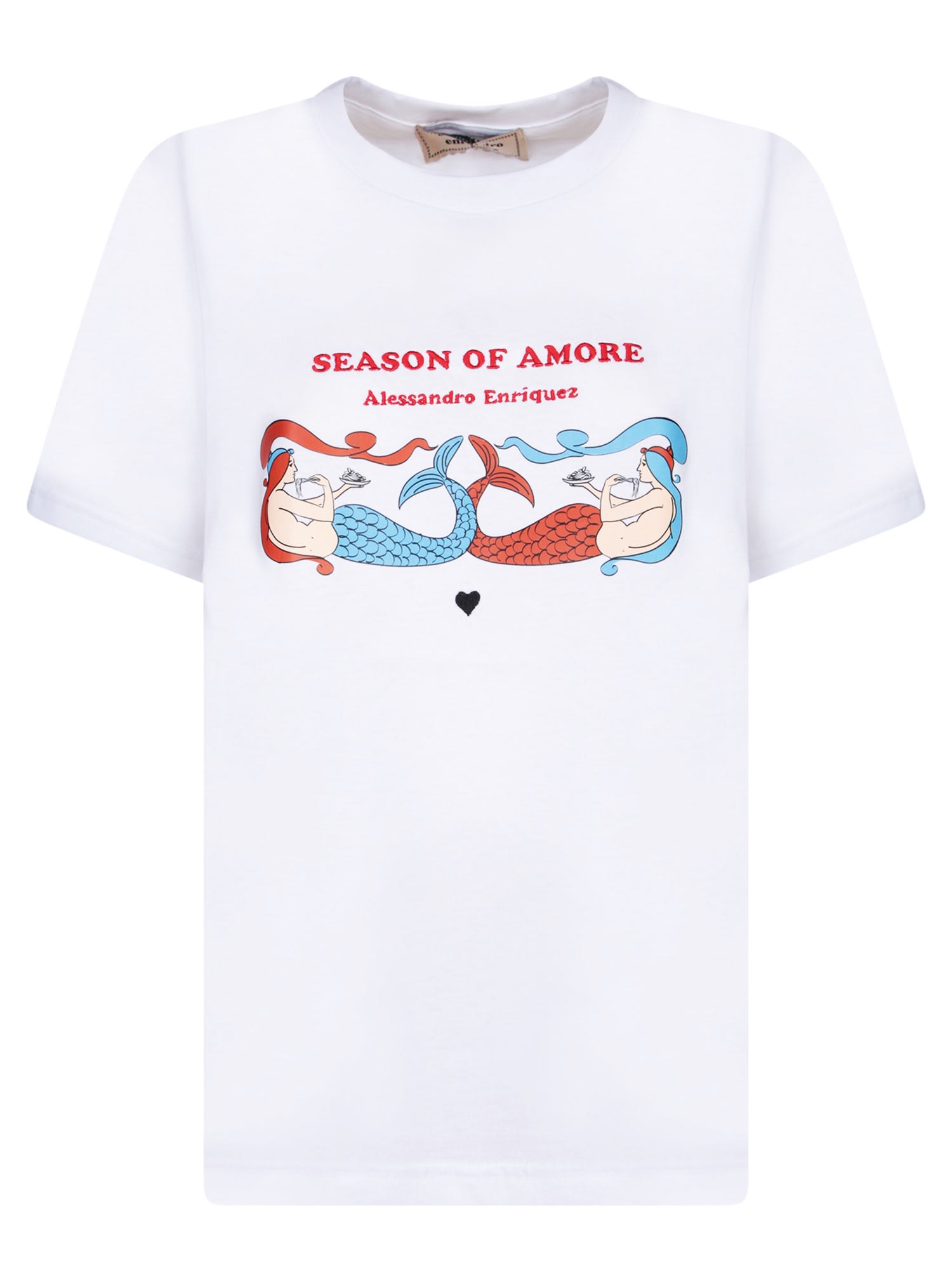 Alessandro Enriquez White season Of Amore T-shirt