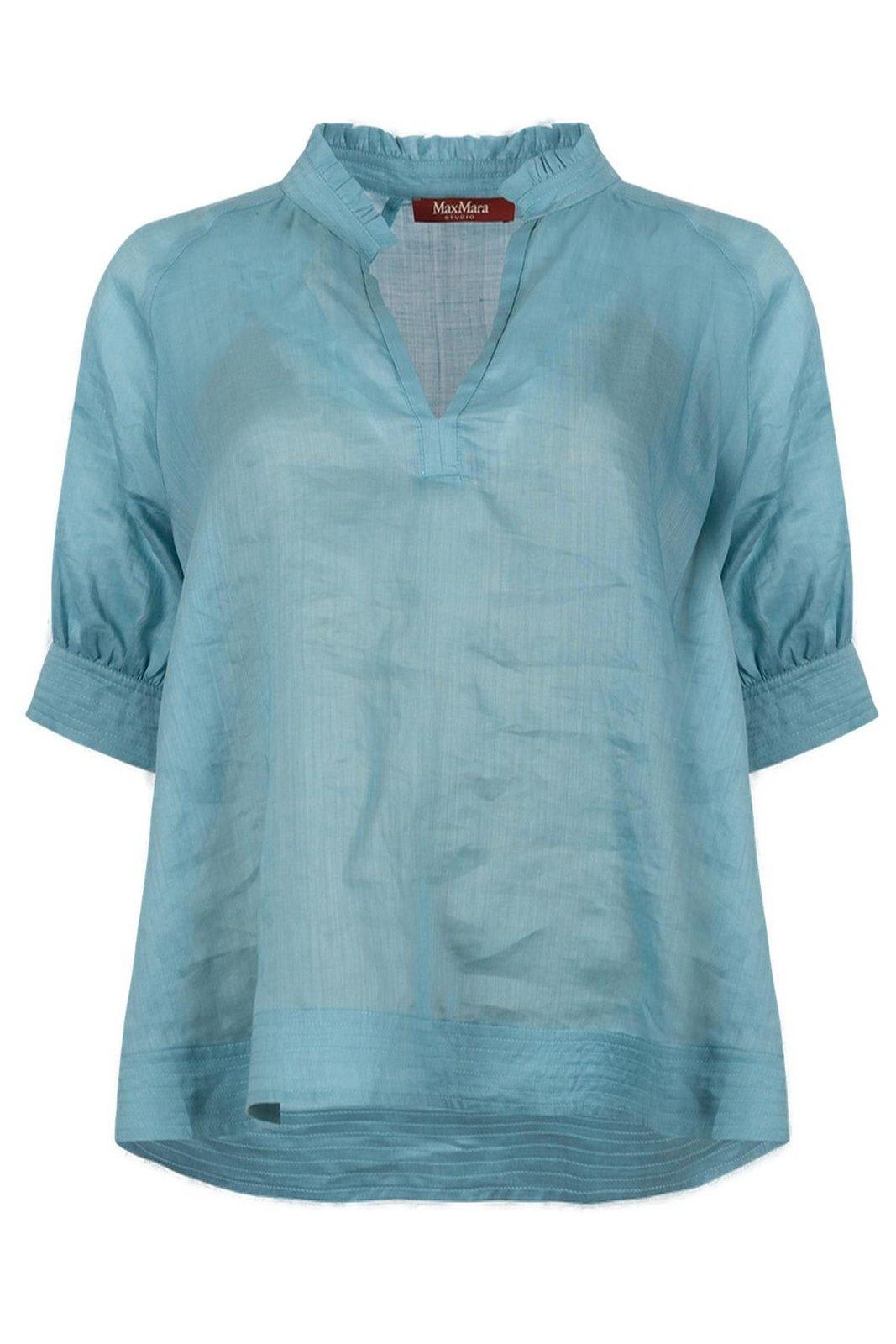Orvieto V-neck Short-sleeved Top Max Mara Studio