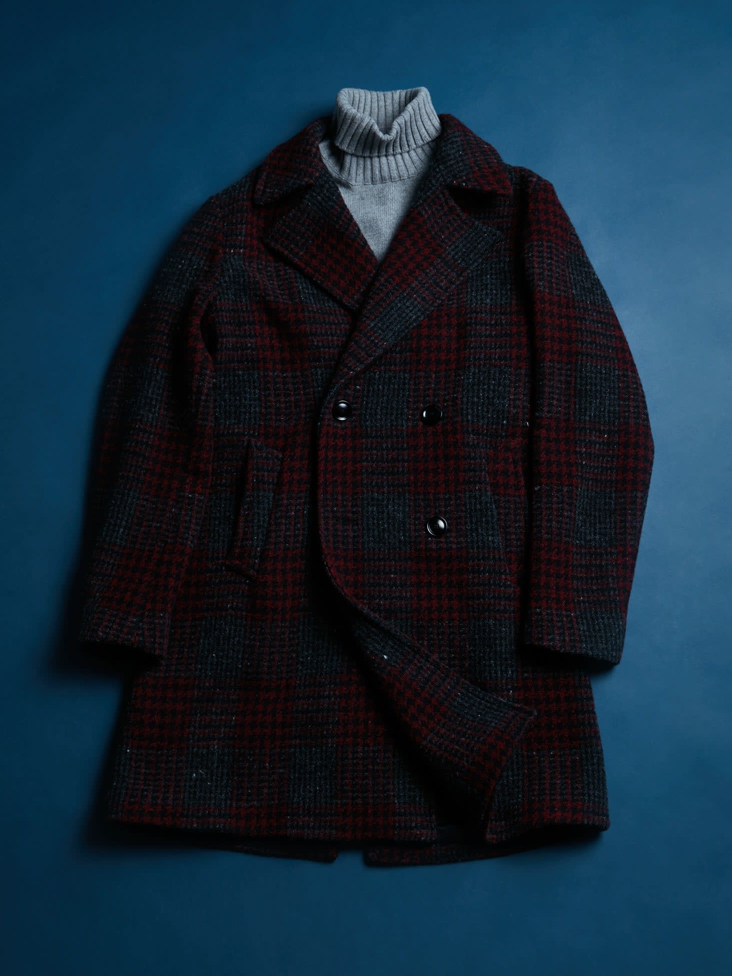 doppiaa Aalbany Double-breasted Checked Coat