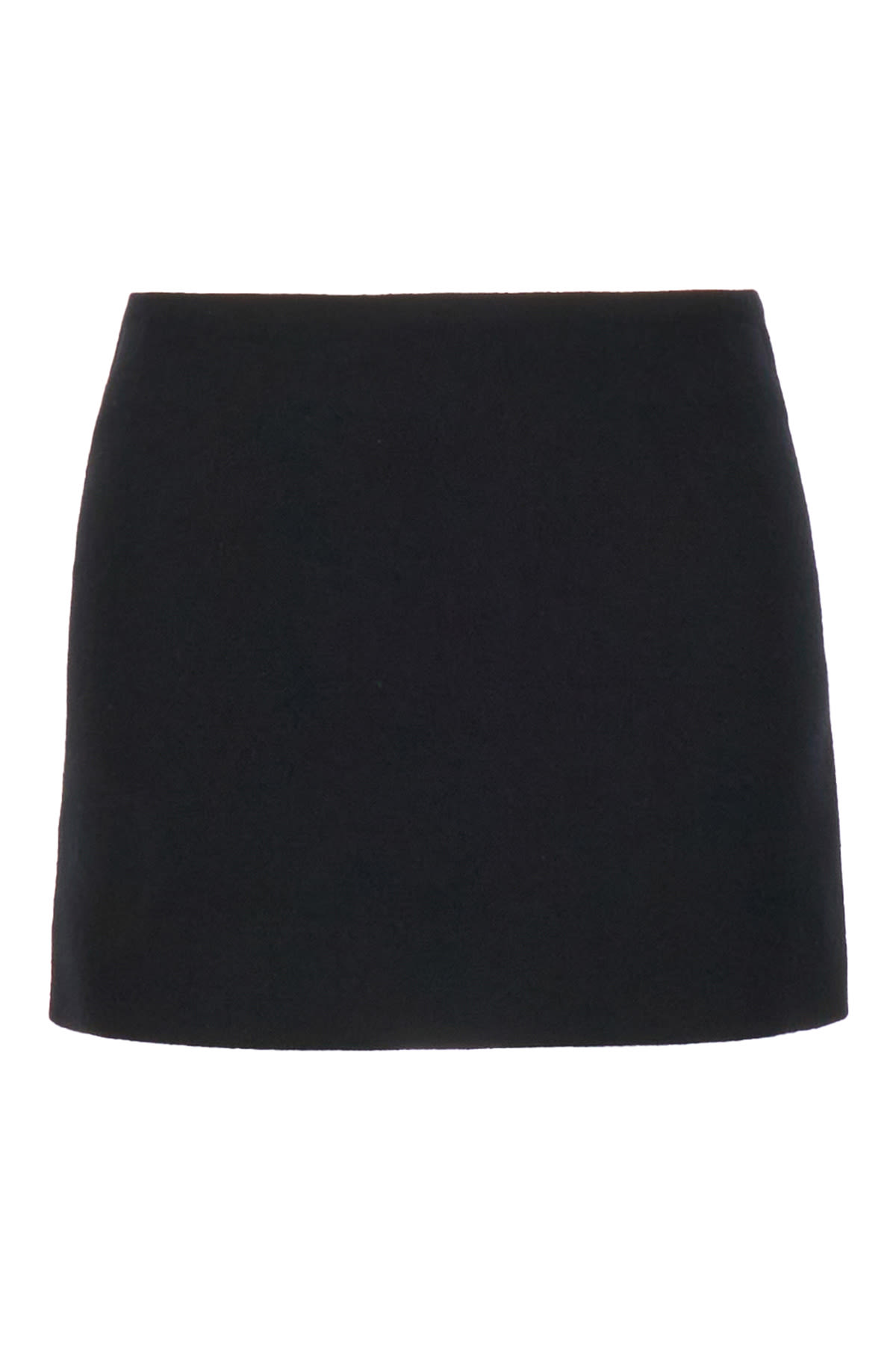 Ann Demeulemeester Black Wool Mini Skirt