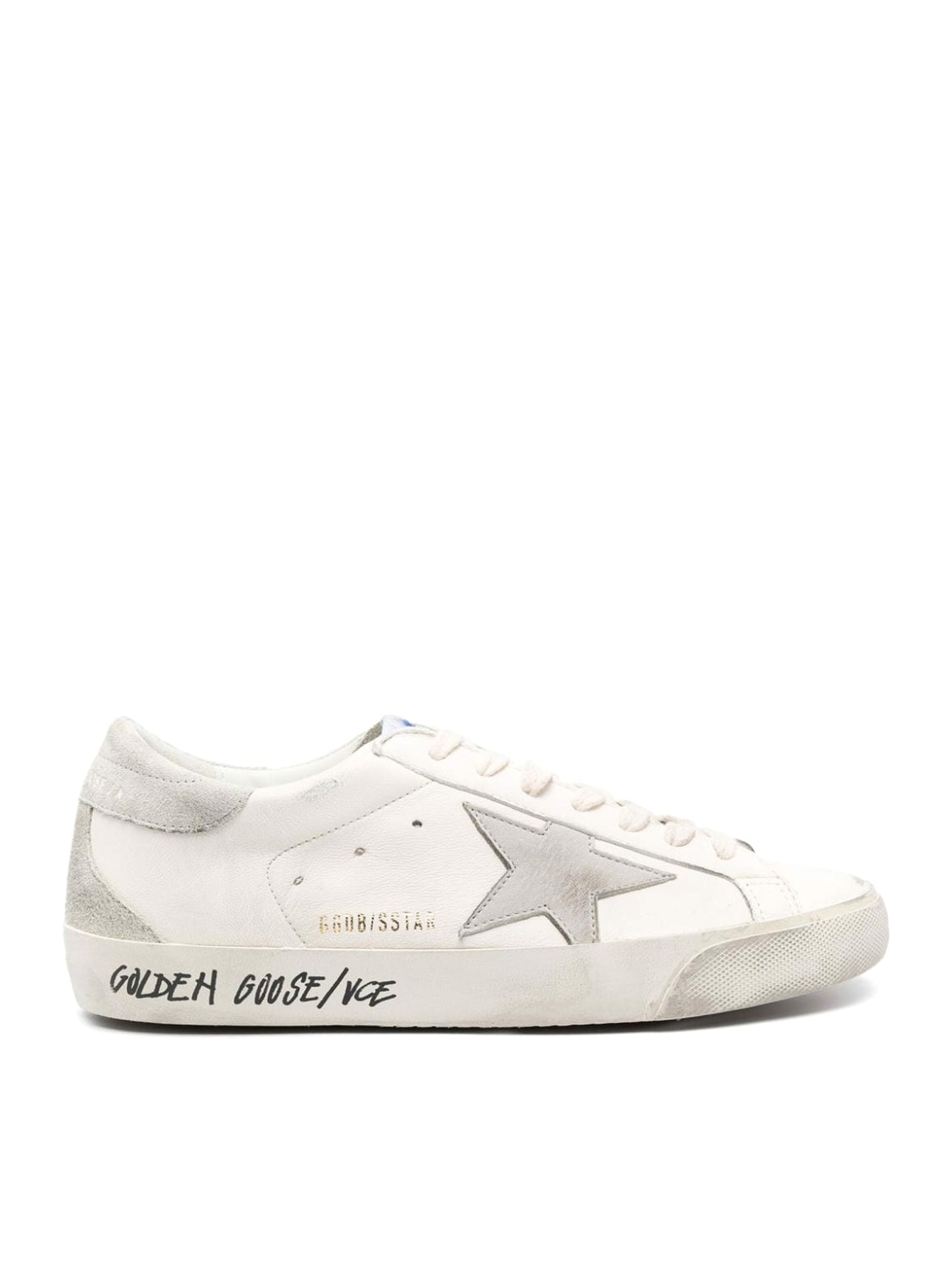 Super-Star sneakers in ivory leather - Golden Goose Deluxe Brand - Man