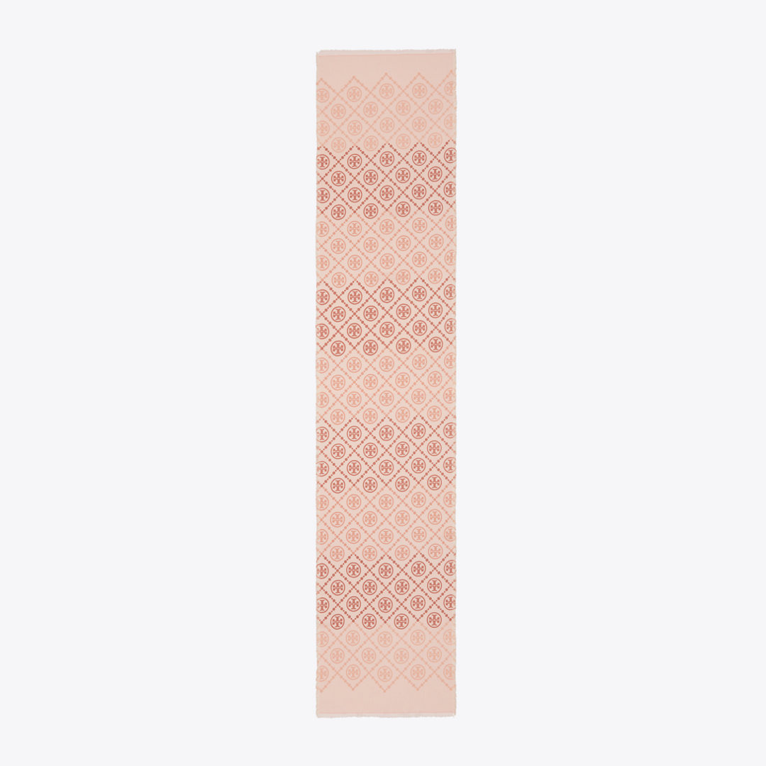Tory Burch T Monogram Oblong Scarf