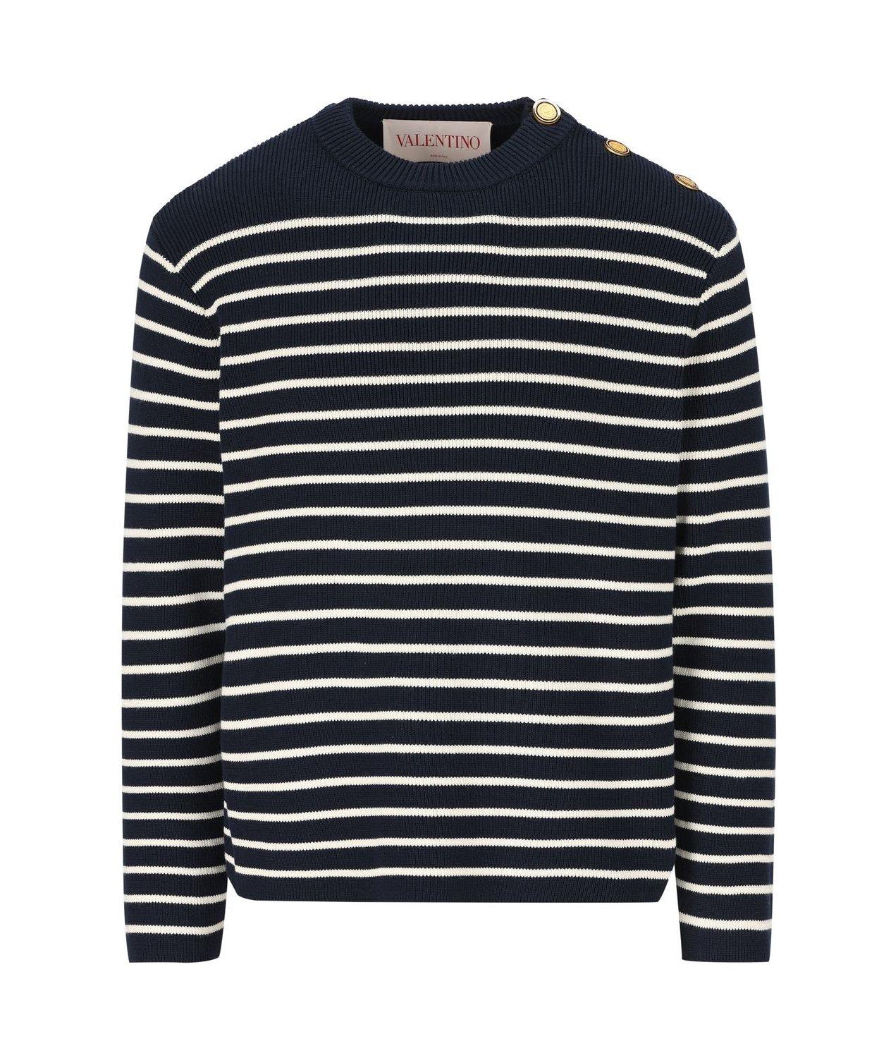 Valentino Striped Crewneck Jumper
