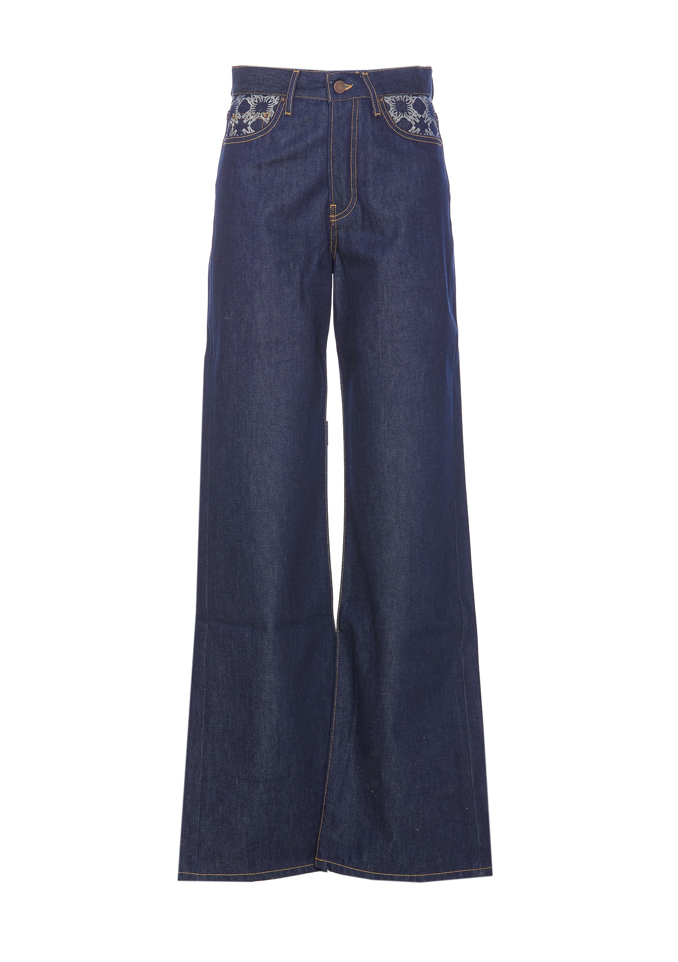 AMIRI Ma Quad High Rise Wid Jeans