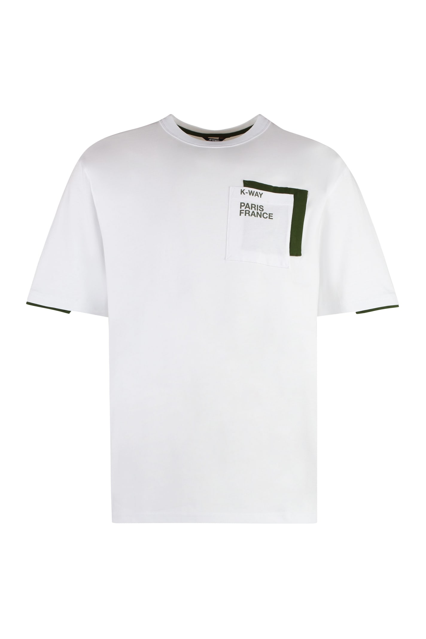 K-Way Fantome Cotton Crew-neck T-shirt