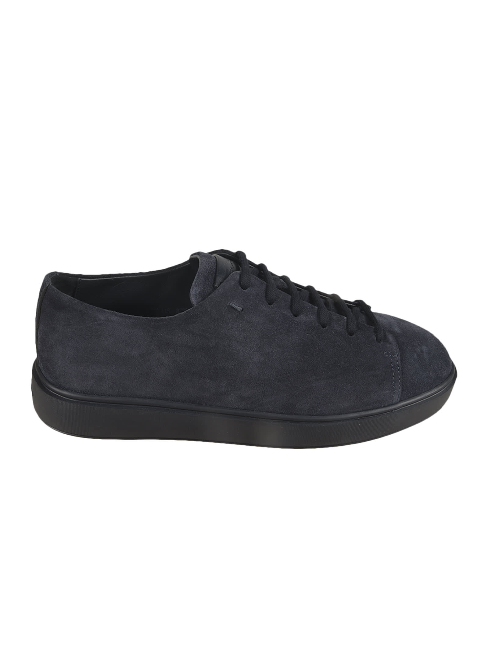 Santoni 经典贴合系带运动鞋