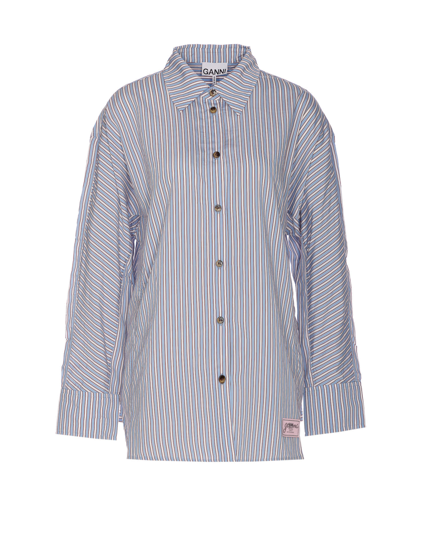 Ganni Striped Yarn Dyed Shirt