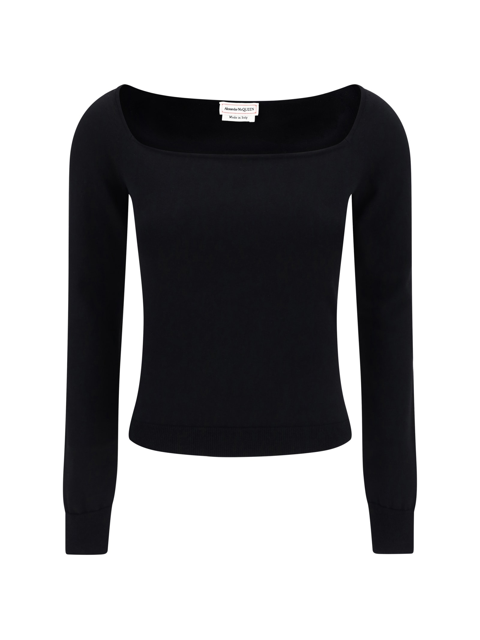 Alexander McQueen Square Neckline Top
