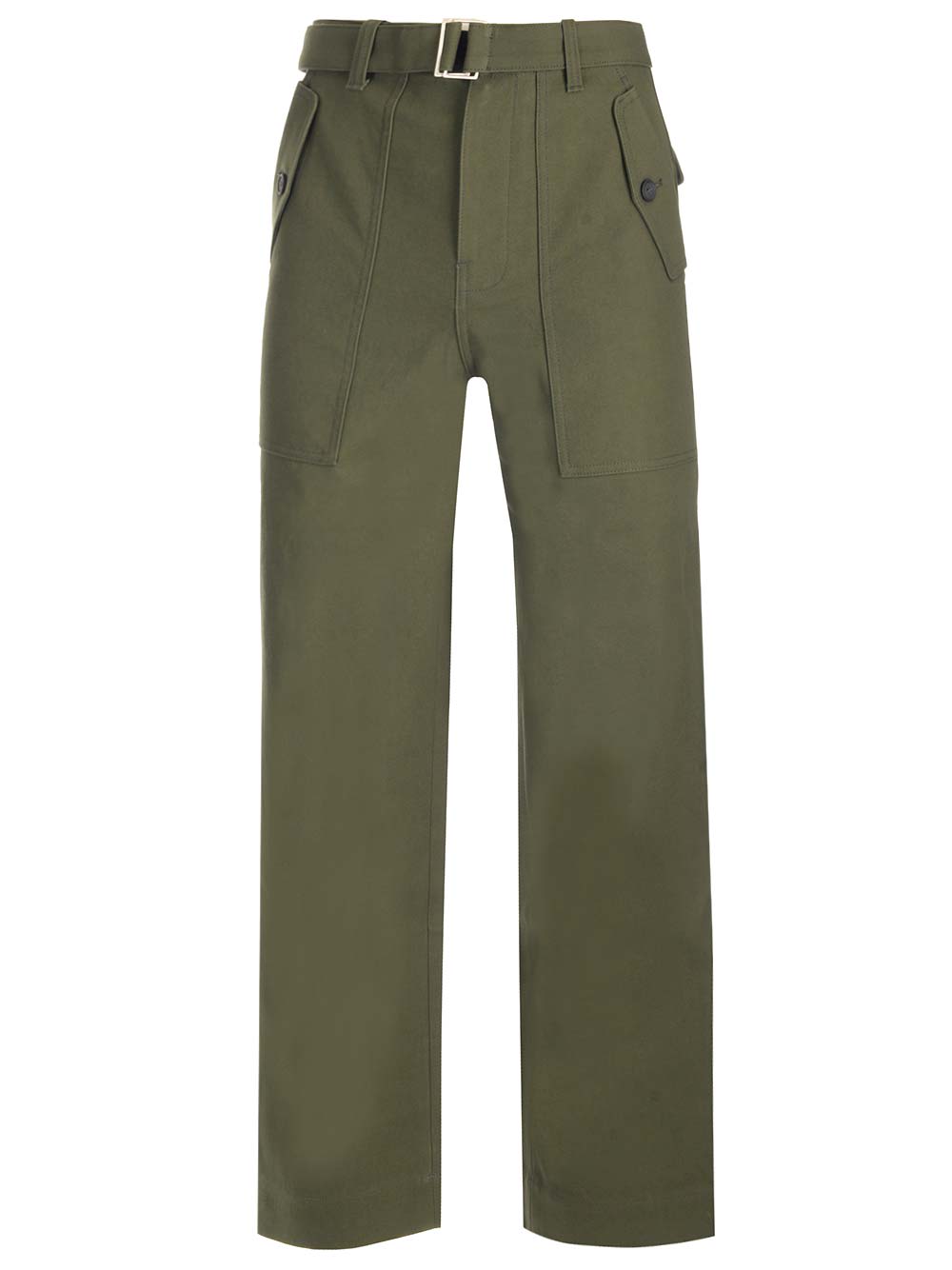 Maison Kitsuné Cotton Twill Trousers