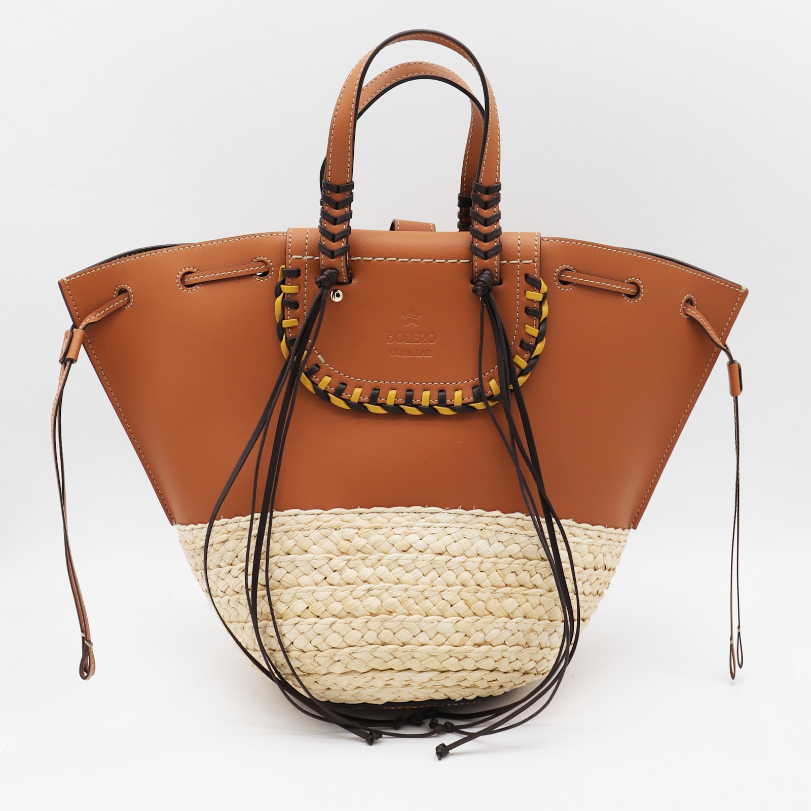 Cuba Lab Brown Leather Bolero Totes