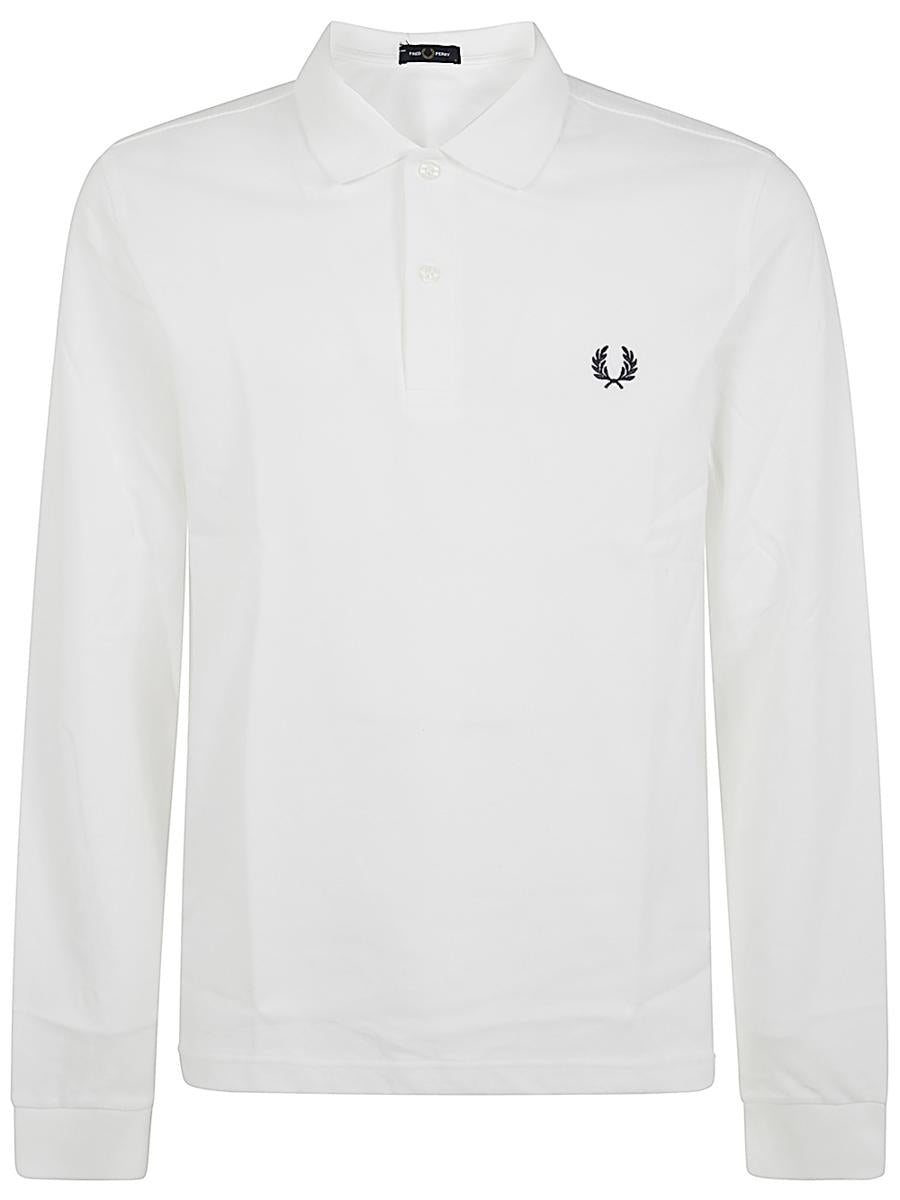 Fred Perry 长袖纯色衬衫