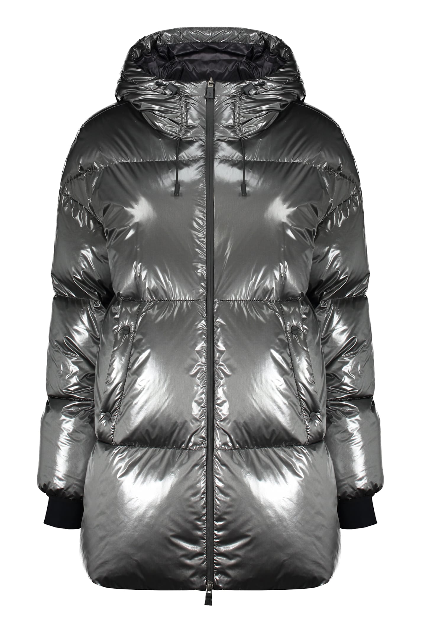 Herno Laminar Shiny Fabric Down Jacket