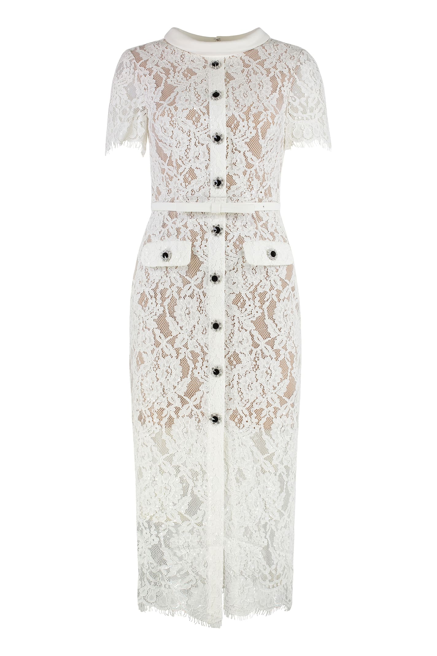 self-portrait Lace Midi Dress