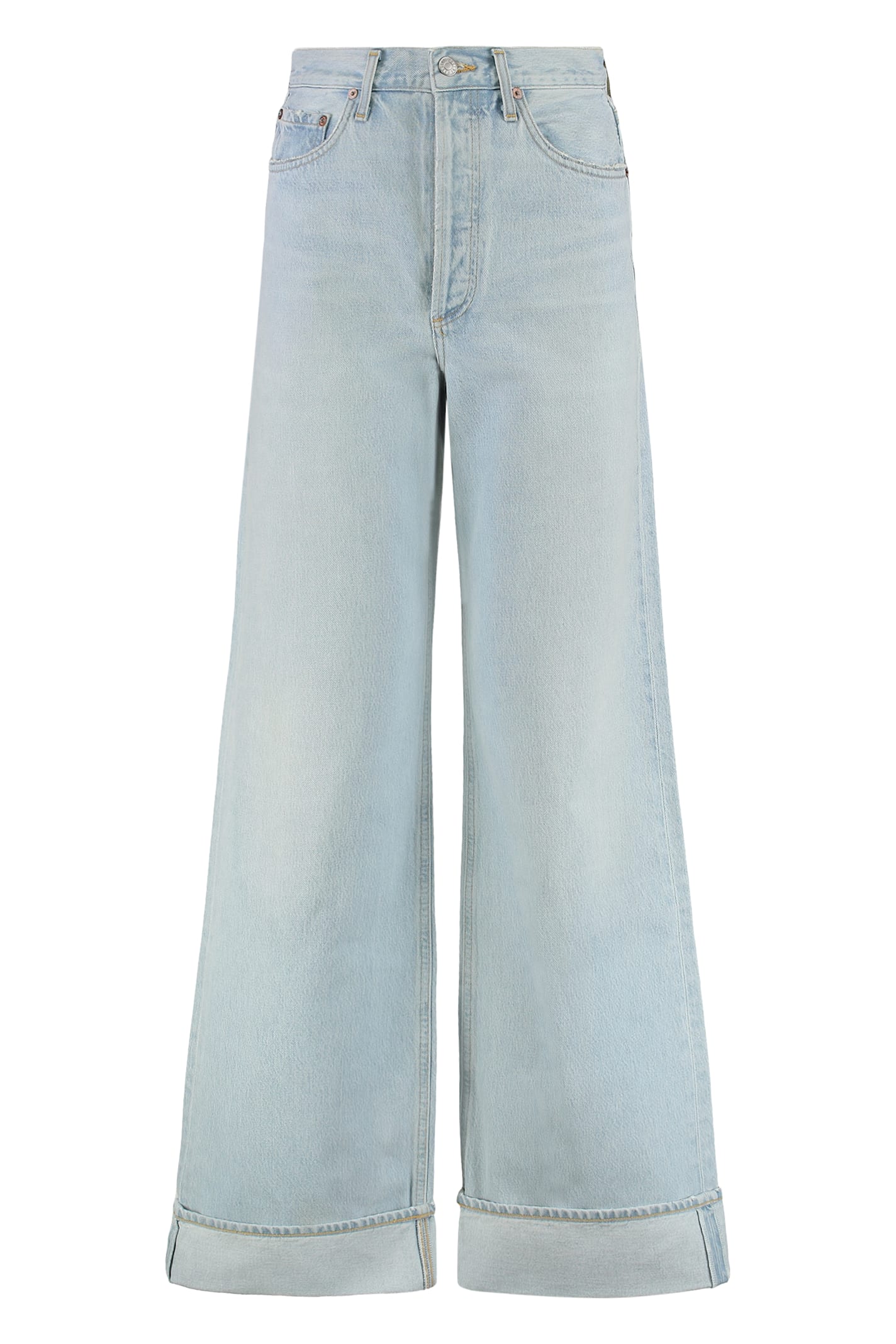 AGOLDE Dame Wide-leg Jeans