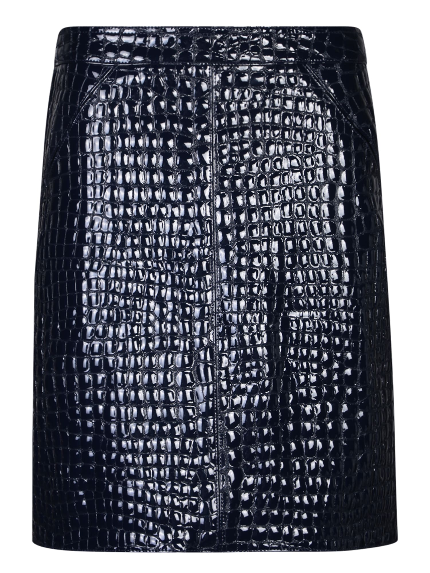 Tom Ford Croc Print Skirt