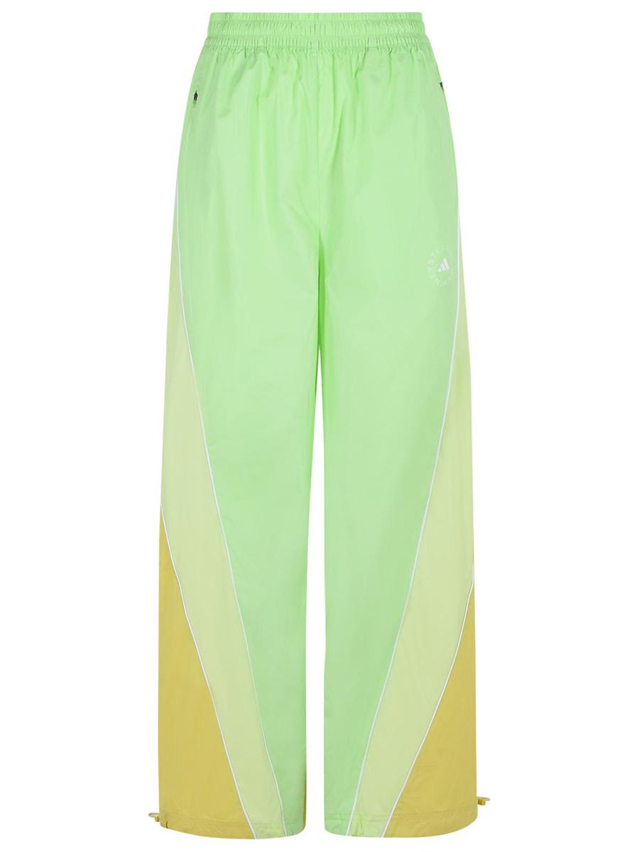 Adidas By Stella McCartney Green Polyester Pants