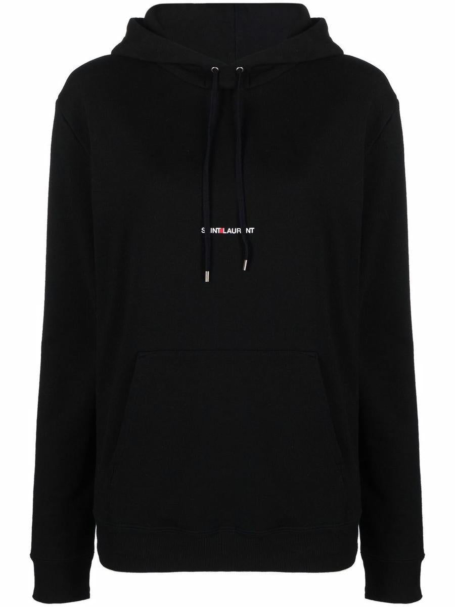 Saint Laurent Hoodie With Logo Print