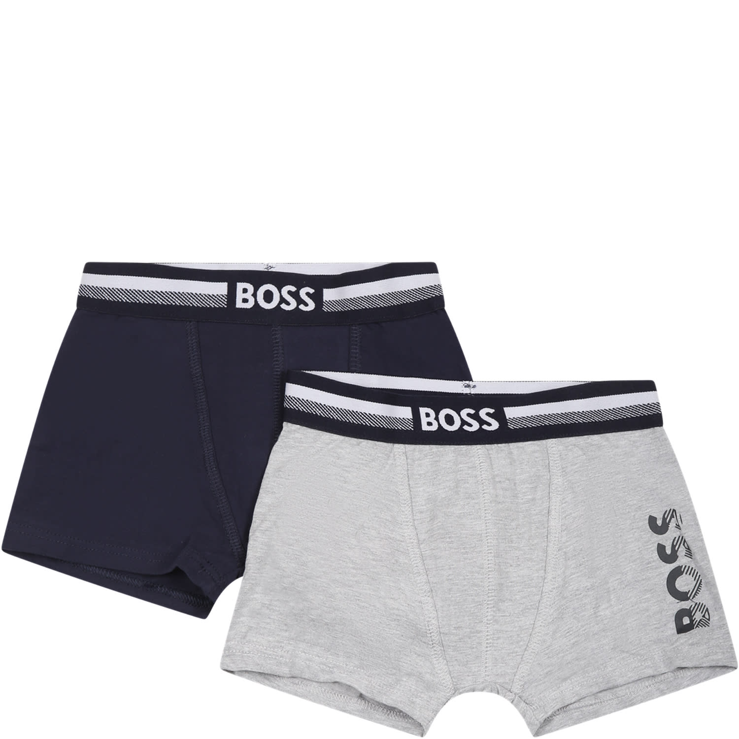 Hugo Boss Blue Set For Boy With Logo