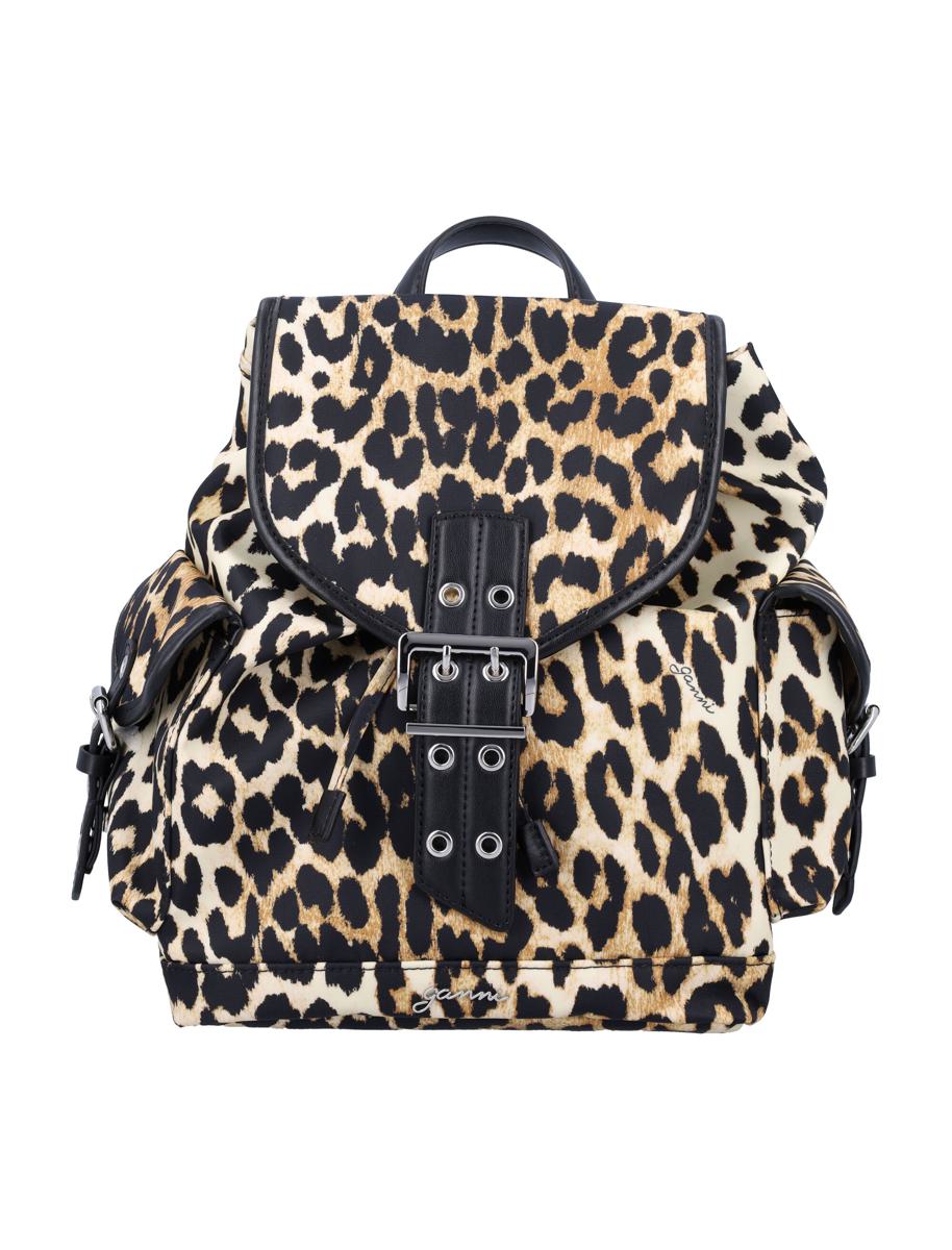 Ganni Small Bucky Nylon Backpack