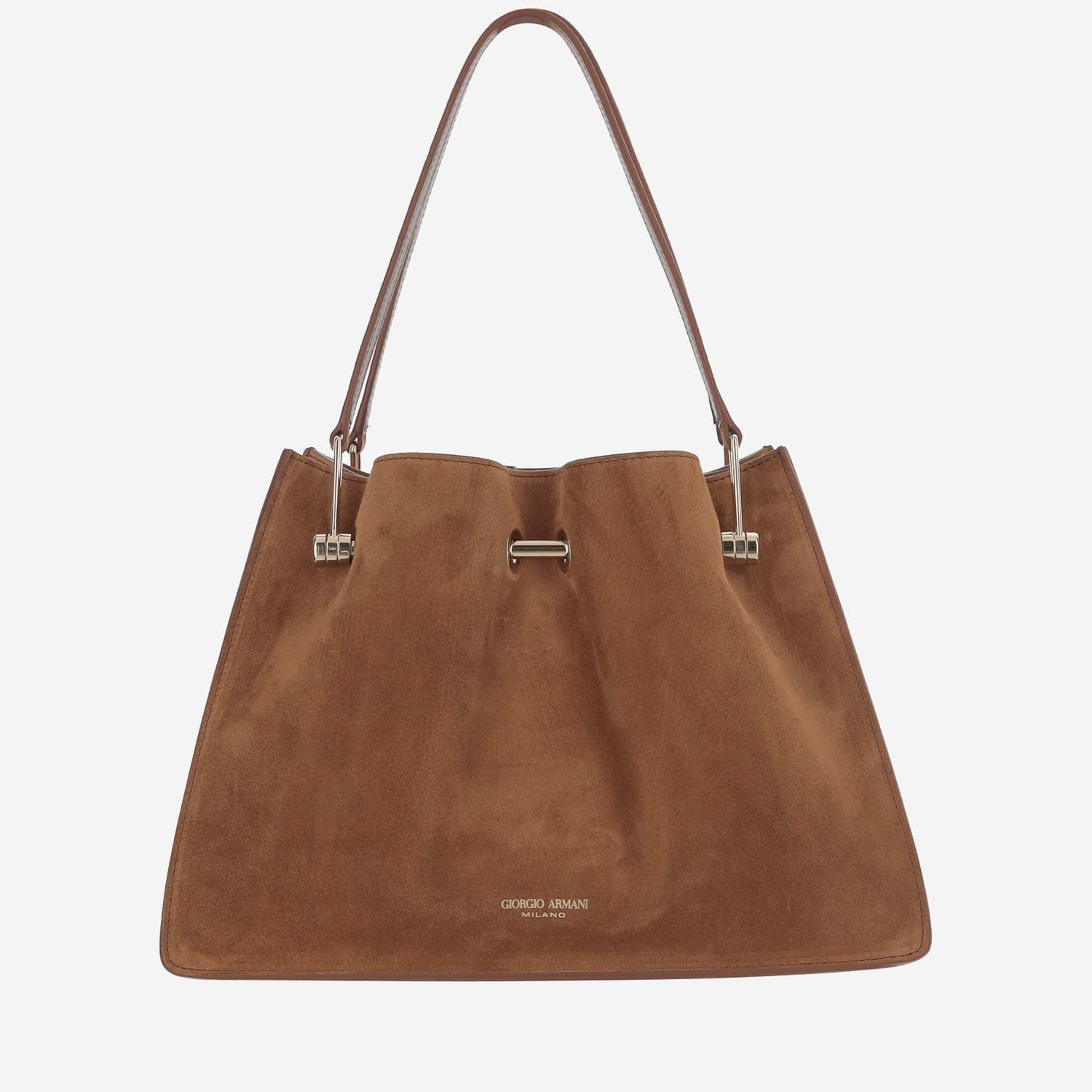 Giorgio Armani Small Suede Shopper Bag
