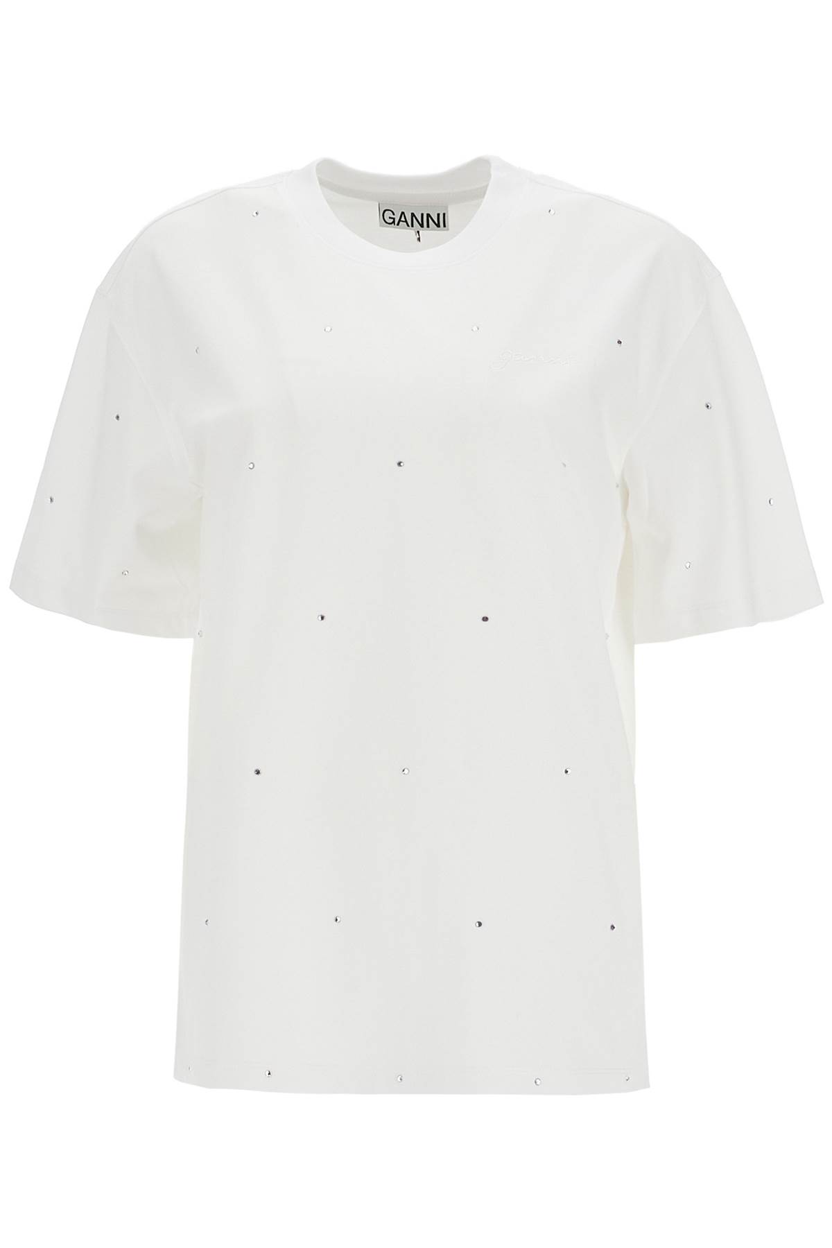Ganni T-shirt With Rhin