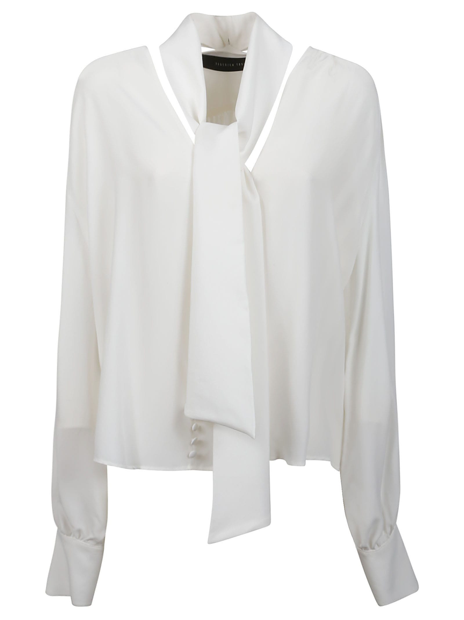 Federica Tosi Pussy-bow Pleated Blouse