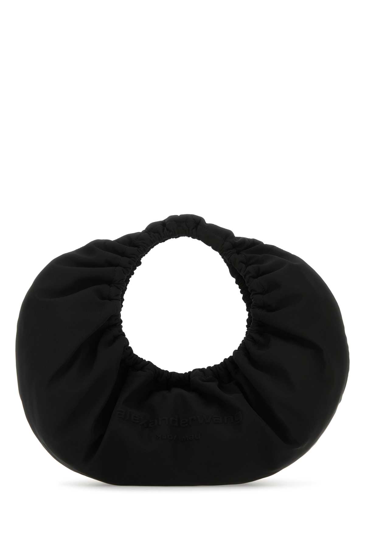 Alexander Wang Black Fabric Crescent Medium Handbag
