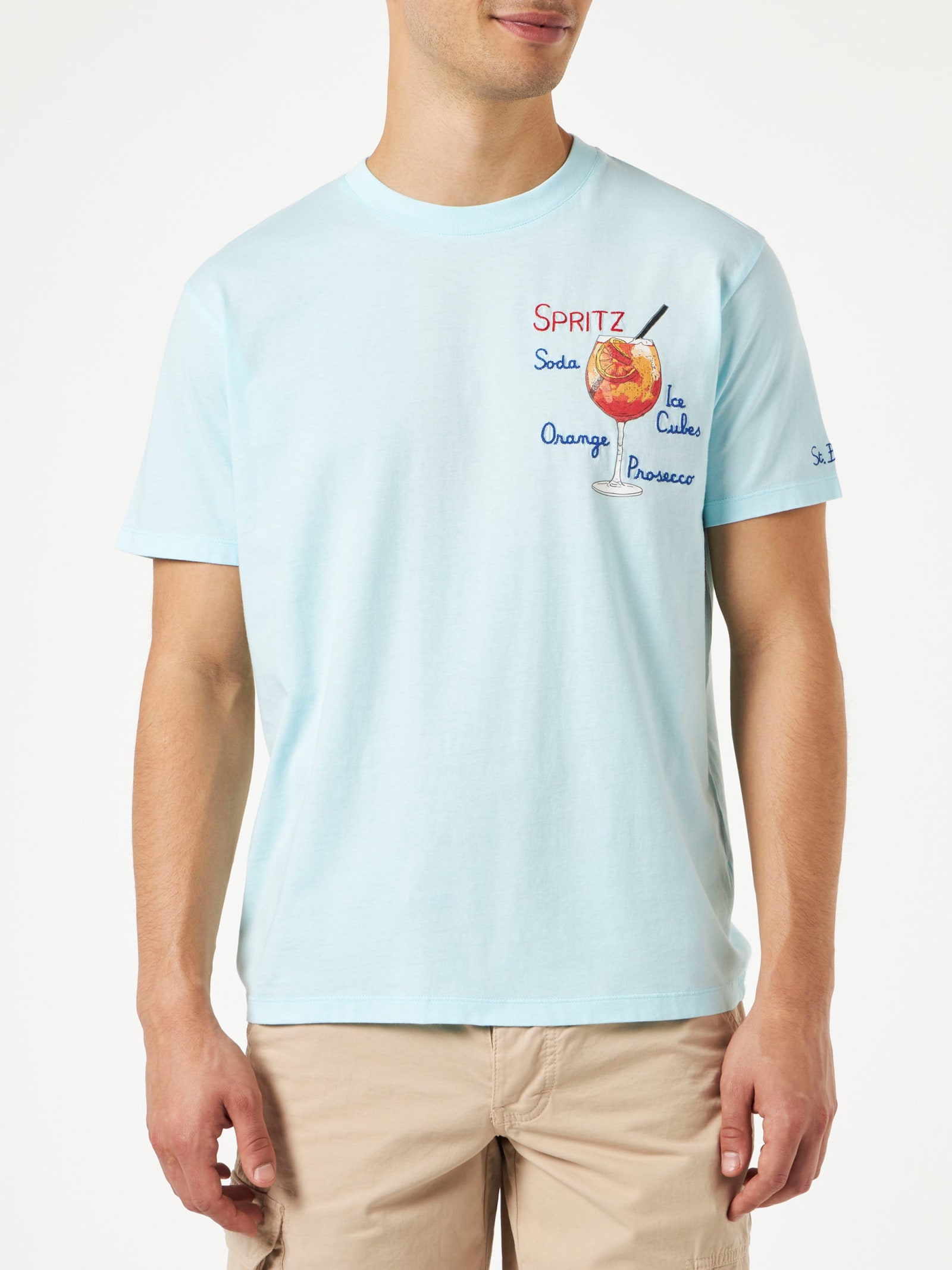 MC2 Saint Barth Spritz Embroidery Man T-shirt