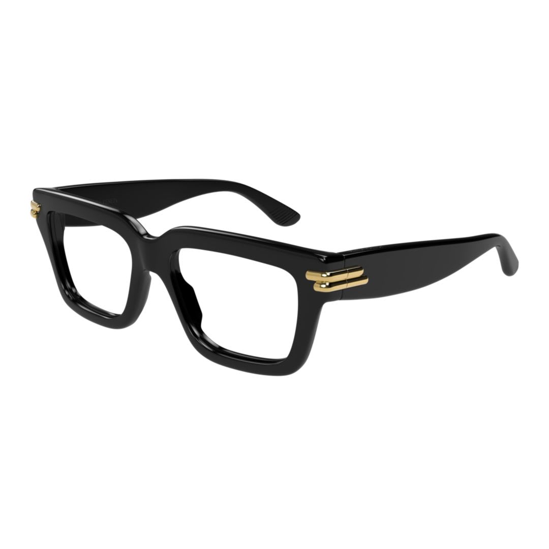 Bottega Veneta Eyewear Bv1324o-001 Black-black-transparent