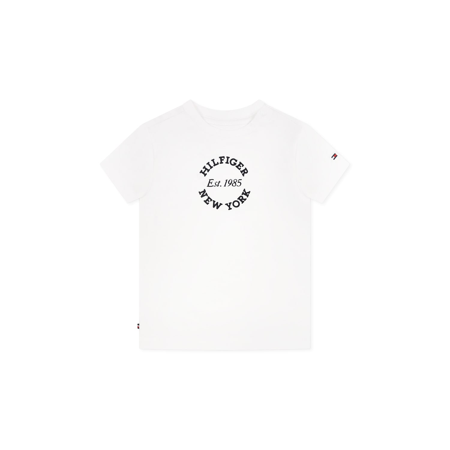 Tommy Hilfiger White T-shirt For Babykids With Logo