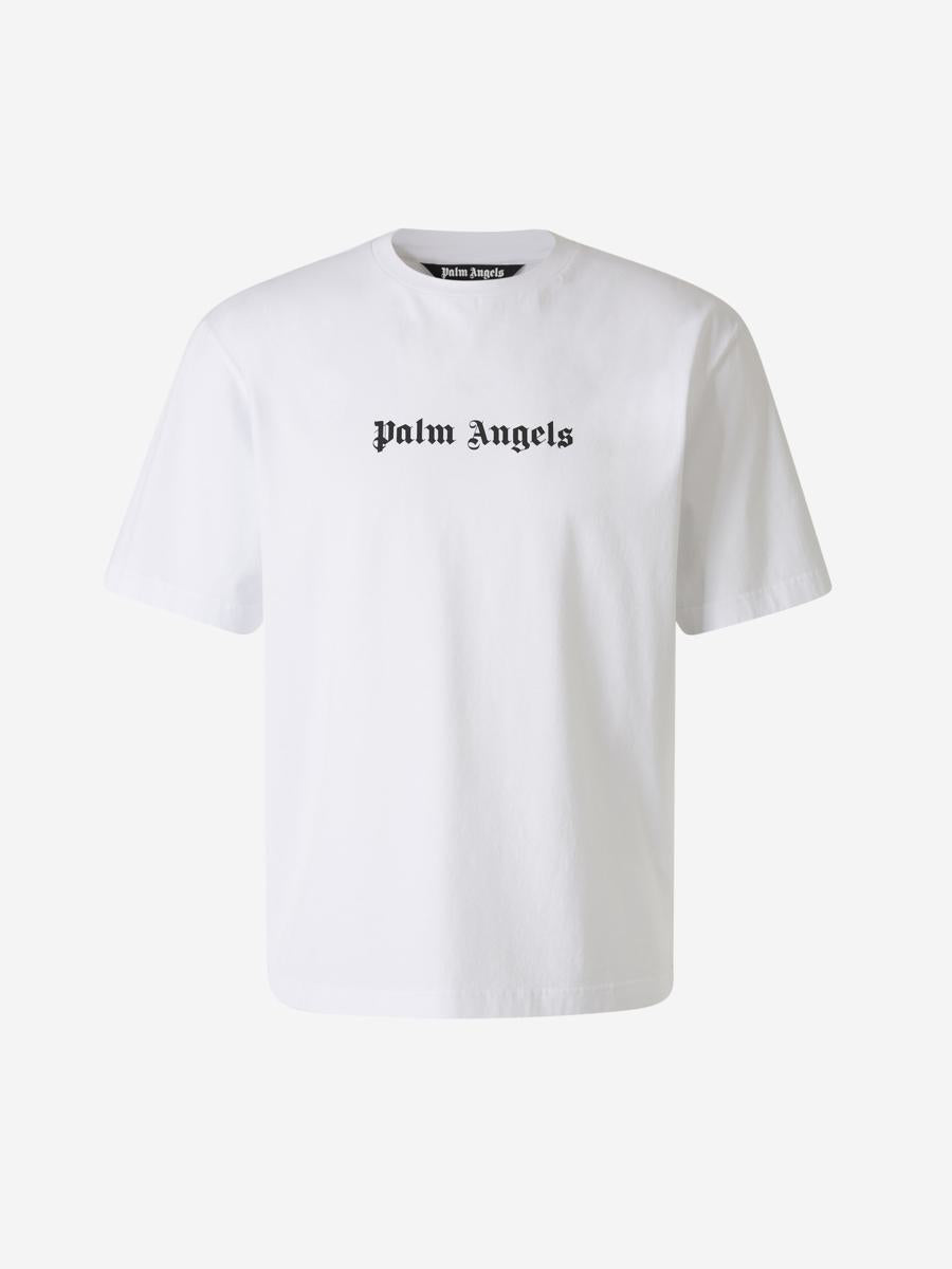 Palm Angels Logo Cotton T-Shirt