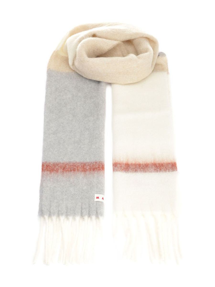 Marni Fringed Alpaca Scarf