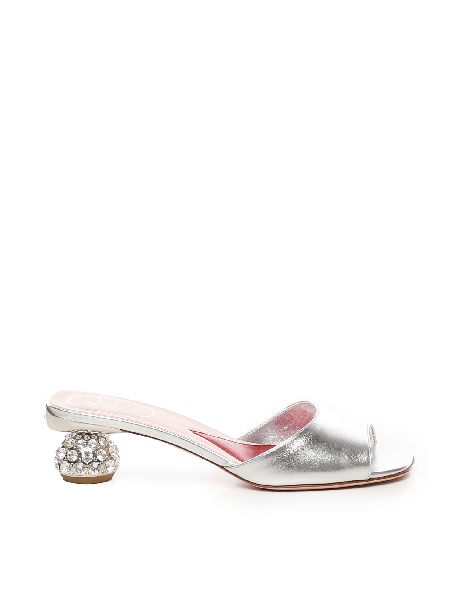 Roger Vivier Embellished Leather Sandals
